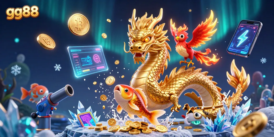 Experience thrilling wins at gg88 with an epic dragon battle amidst underwater treasures.