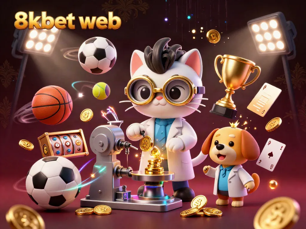 Experience the excitement of gambling at 8xbet web with a dynamic illustration of gaming action.
