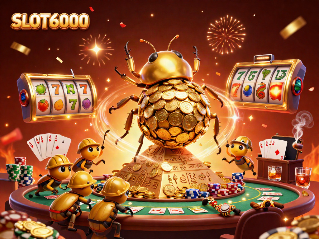 Engage with SLOT6000 while winning on massive golden coin jackpots at the enthralling casino pyramid.