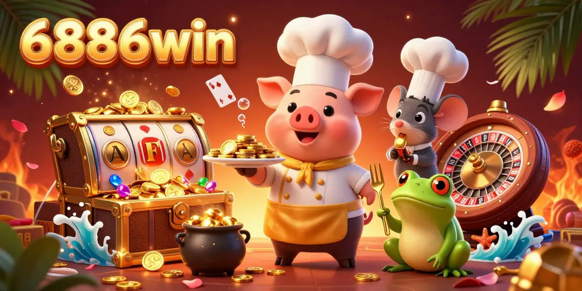 Experience thrilling 6886win action with a gourmet golden feast of casino rewards and vibrant game elements!