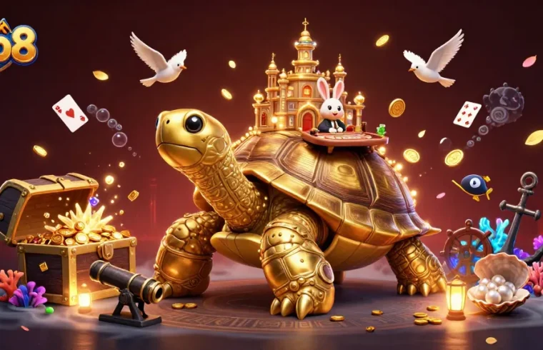 Experience exciting gaming at về alo8 with a vibrant casino scene featuring unique 3D elements.